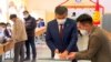 Kyrgyz Voters Line Up Outside Polling Stations