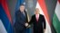 Predsednik Republike Srpske Milorad Dodik i mađarski premijer Viktor Orban (Orbán) u Budimpešti, Mađarska, 12. septembra 2024. godine.