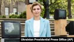 Ukrainian first lady Olena Zelenska (file photo)