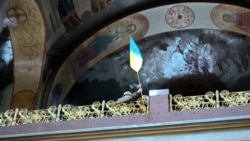 Worshippers Of Rival Orthodox Churches Clash For Control Of Ukrainian Cathedral