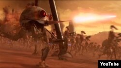 "Ýyldyz uruşlary" filminden bir sahna