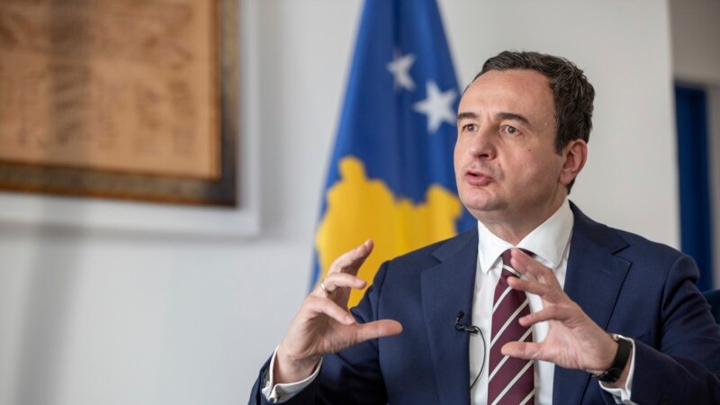 Kurti: Zajednica nije ključna za normalizaciju odnosa sa Srbijom 