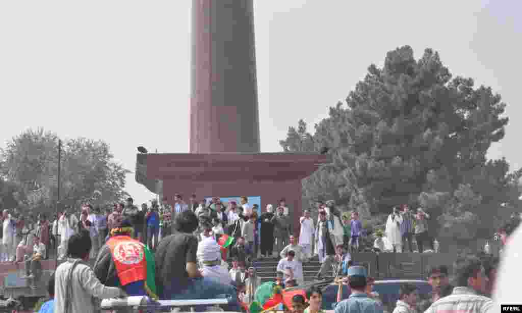 Afghanistan -- Afghan National Football team arrived in Kabul, 12 Sept 2013