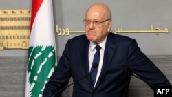 Lebanon's caretaker prime minister, Najib Mikati (file photo)