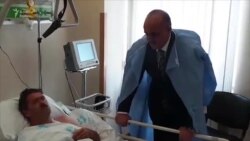 ƏƏSM naziri xəsarət alan neftçilərə baş çəkib