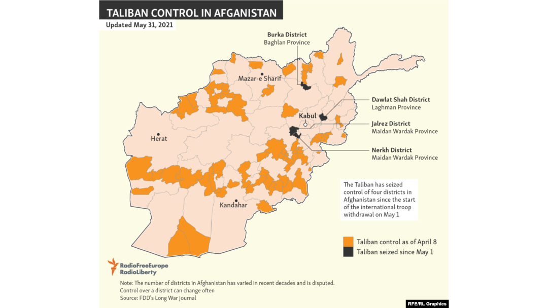 Taliban Making Strategic Military Gains In Afghanistan As Foreign Forces Pull Out