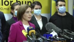 Maia Sandu, primele declaraţii după închiderea secţiilor de votare