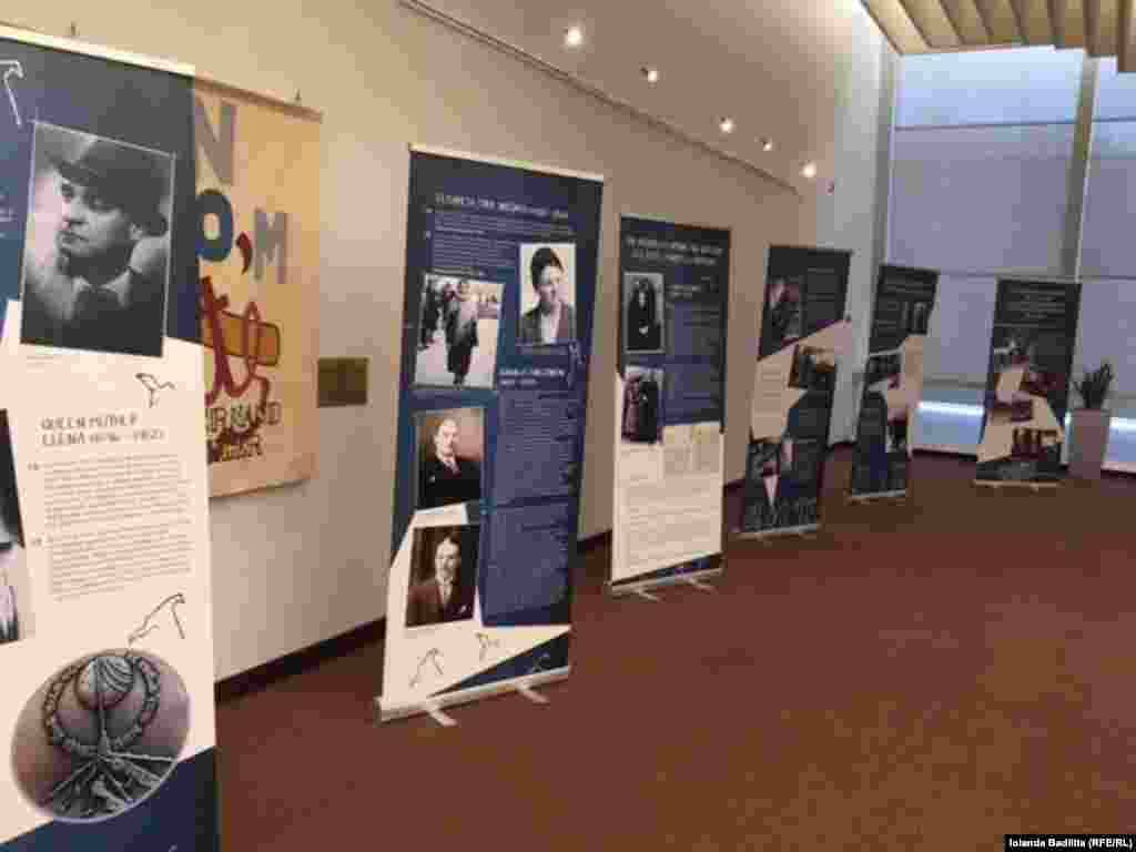 Imagine de la expoziția comemorativă pe tema Holocaustului, organizată la Strasbourg.