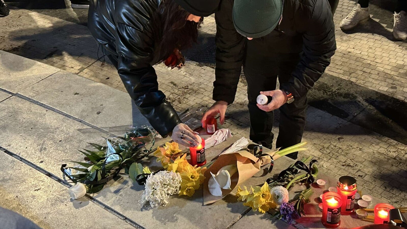 North Macedonia - A gathering of citizens in Skopje due to the tragedy in Kocani in which 59 people died, 18.3.2025