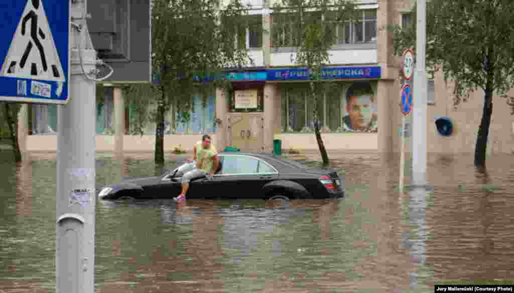 Патоп у Зялёным Лузе. Фота нашага чытача