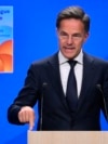 NATO Secretary-General Mark Rutte addresses a press conference at The Hague on June 23, a day ahead of the alliance's summit. 