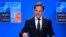 NATO Secretary-General Mark Rutte addresses a press conference at The Hague on June 23, a day ahead of the alliance's summit. 