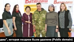 Рамиль Ульмасбаев на встрече с сотрудниками журнала "Ватандаш". Фото из удаленной заметки издания