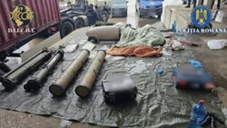 Imagine publicată de autoritățile române cu armele descoperite într-un camion, la Vama Albița, pe 20 noiembrie 2025.