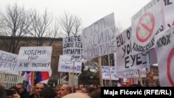 Protest u Severnoj Mitrovici