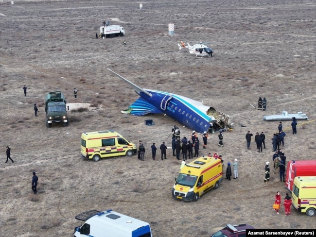 Версія про те, що азербайджанський літак був збитий саме російською ППО, з'явилася відразу після катастрофи