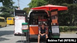 Chioșc de cafea la Sevastopol