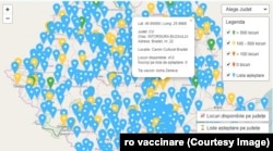 Locuri libere pentru AstraZeneca sunt în toate județele - inclusiv în Covasna