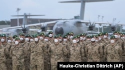 Njemački vojnici pred posljednji poziv prije odlaska iz Afganistana, 30. juni 2021.