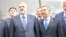 Председатель Меджлиса крымскотатарского народа Рефат Чубаров и президент Татарстана Рустам Минниханова в Симферополе. Крым, 5 марта 2014 года