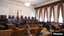 Armenia -- A Constitutional Court hearing in Yerevan, February 11, 2020.