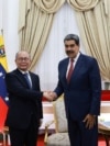 Venezuela's ousted President Nicolas Maduro meets with Qiu Xiaoqi, China's special representative on Latin American affairs, in Caracas on January 2, the day before Maduro was captured by US forces. 