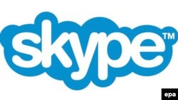 Логотип программного обеспечения Skype. 