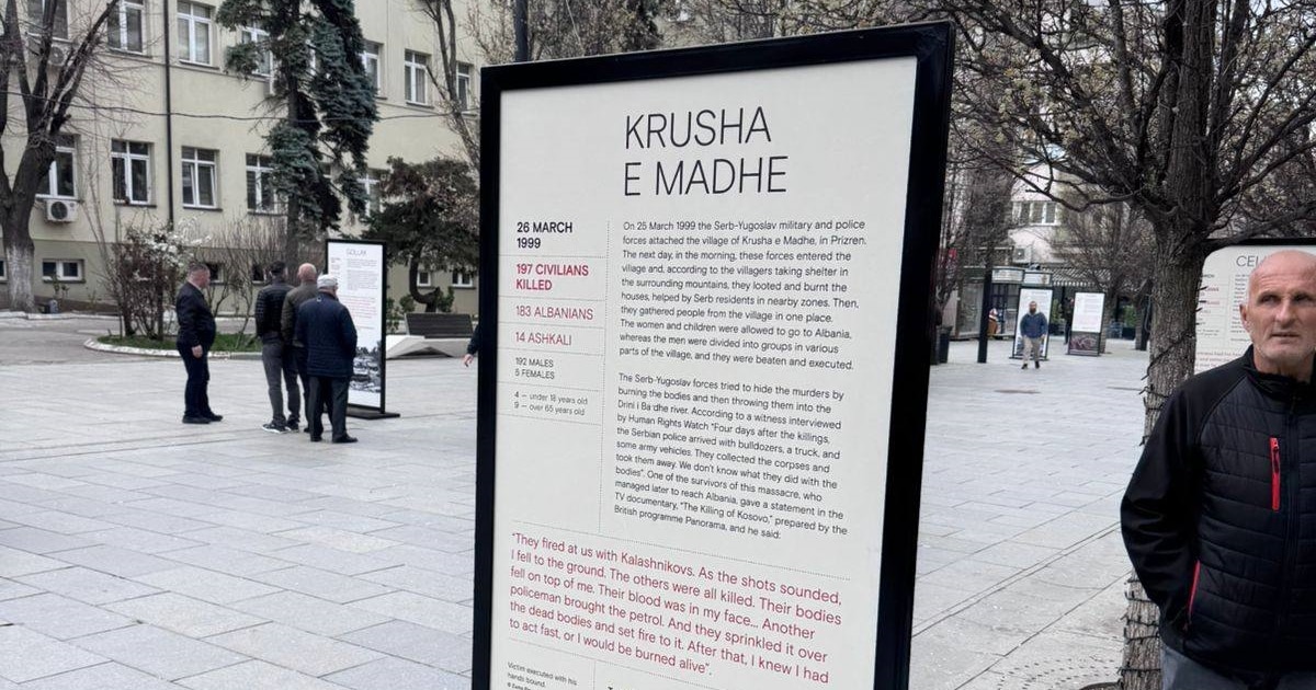 Komuna e Prishtinës largon ekspozitën për masakrat në Kosovë  kërkohet llogaridhënie për pasaktësitë