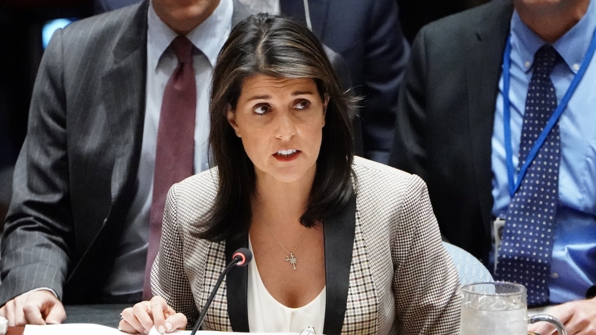 U.S. Presidential Candidate Nikki Haley Says Supporting Ukraine In U.S.  National Interest