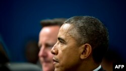 David Cameron și Barack Obama la reuniunea G8 de la Brisbane în 2014