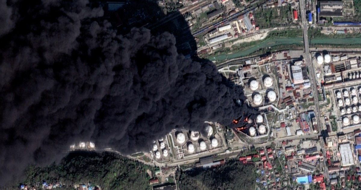 Ukrainian Drones Hit Russian Black Sea Oil Hub For Second Time In 4 Days