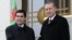 Turkish President Recep Tayyip Erdogan (right) and his Turkmen counterpart, Gurbanguly Berdymukhamedov (file photo)