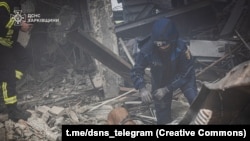 Наслідки одного з попередніх ударів по Харкову, фото ілюстративне