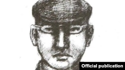 Фоторобот предполагаемого участника похищения.