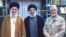 An image published on Ali Khamenei’s official website on September 25, 2019 showing Khamenei, the Iranian supreme leader, left, alongside Hezbollah chief Hassan Nasrallah, center, and late Qassem Soleimani.