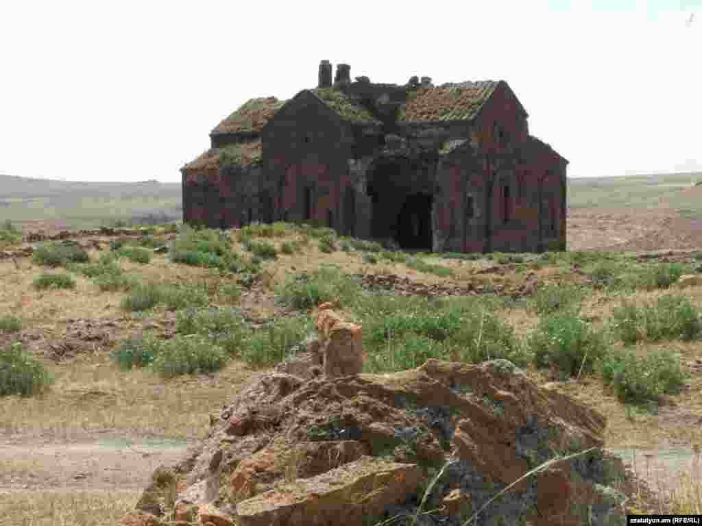 The ruins of Ani, the capital of a medieval Armenian kingdom. Ani is located in Turkey's northeastern Kars region, less than 1 kilometer from modern-day Armenia. All photographs courtesy of azatutyun.am