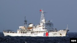 Берагавая ахова Кітаю патрулюе спрэчную зону ў Паўднёва-Кітайскім моры.