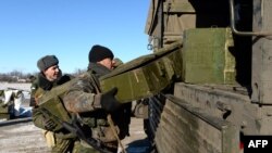 According to a new report, pro-Russian separatists in Ukraine are receiving weapons and equipment from Moscow. (file photo)