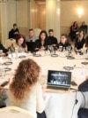 Grupi i Grave Deputete gjatë një ngjarjeje të organizuar më 2024 kundër dhunës ndaj grave në politikë.