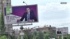 Armenia -- Election campaign billboards of Abovian's incumbent Mayor Vahagn Gevorgian (L) and his main challenger Grigor Gulian, June 7, 2019.