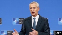 NATO Secretary-General Jens Stoltenberg confirmed that the alliance will provide a $43 billion military aid package to Ukraine for 2025. (file photo)