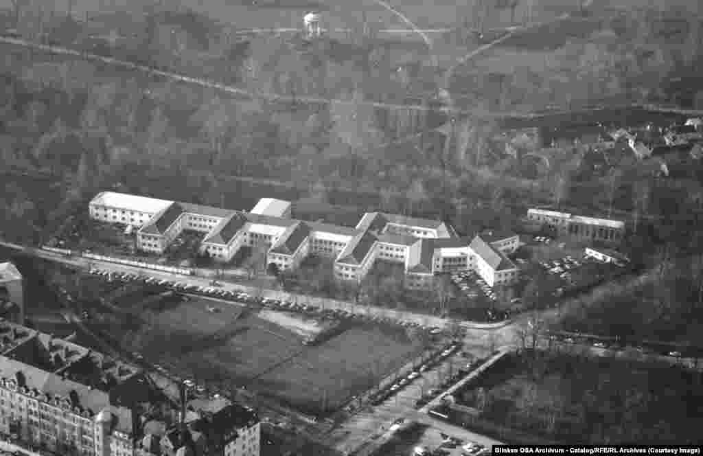 RFE was headquartered inside this complex alongside Munich’s English Garden park.With RFE targeting communist European states, Radio Liberty (RL), a sister entity, was founded to transmit into the Soviet Union in 1953.