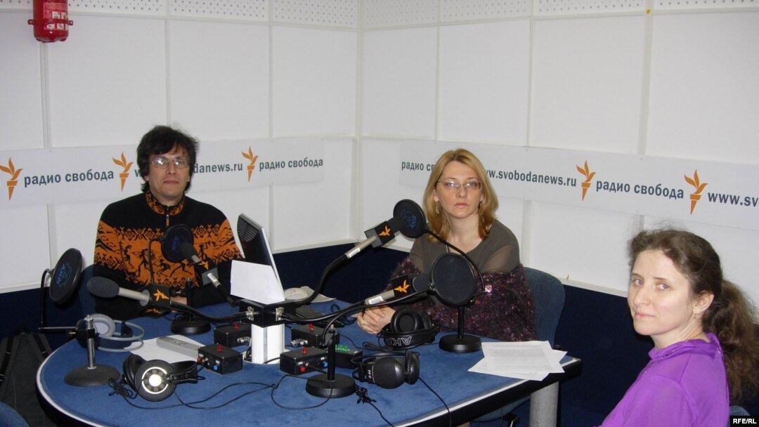 Russia -- scientists Markov Aleksandr, Orlova Olga, Burlak Svetlana in Moscow bureau 