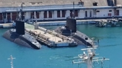 Підводні човни проєкту 636.3 «Варшавянка» Чорноморського флоту РФ у Південній бухті Севастополя (фото від червня 2022 року)