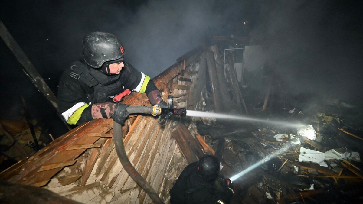 მსხვერპლი და ხანძრები მოჰყვა უკრაინაზე დრონებით მორიგ შეტევას