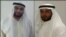 قاسم عبدالله (سمت راست) و عبدالله کرم‌الله کعب