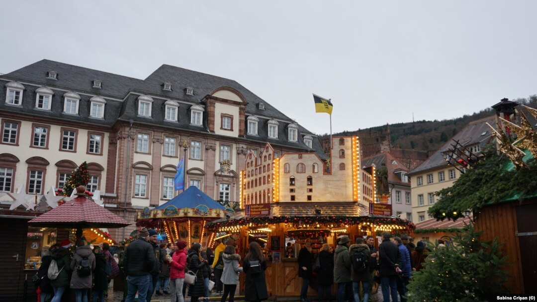 Piața centrală din Heidelberg