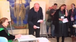 Veterans Of Georgian Politics Vote In Presidential Election