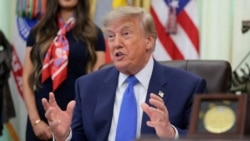 US President Donald Trump in the Oval Office at the White House in Washington, D.C., on August 10, 2026