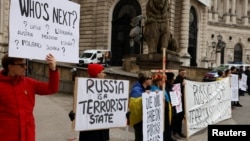 Demonstracije tokom održavanje Parlamentarne skupštine OSCE-a u Beču 23. februara 2023. godine